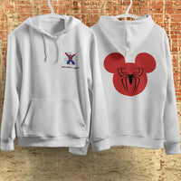 Spider Man Hoodie Casual Clothes Black White Khaki Hoodie Long Sleeve Hooded Pullover Personality Streetwear White 1