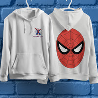 Spider Man Hoodie Casual Clothes Black White Khaki Hoodie Long Sleeve Hooded Pullover Personality Streetwear White 3