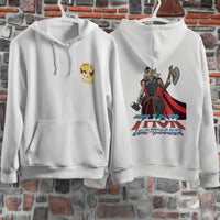 Lusy Store Thor Hoodie Casual Clothes Black White Khaki Hoodie Long Sleeve Hooded Pullover Personality Streetwear Hoodies &amp; Sweatshirts