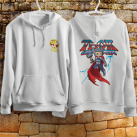 Lusy Store Thor Hoodie Casual Clothes Black White Khaki Hoodie Long Sleeve Hooded Pullover Personality Streetwear Hoodies &amp; Sweatshirts