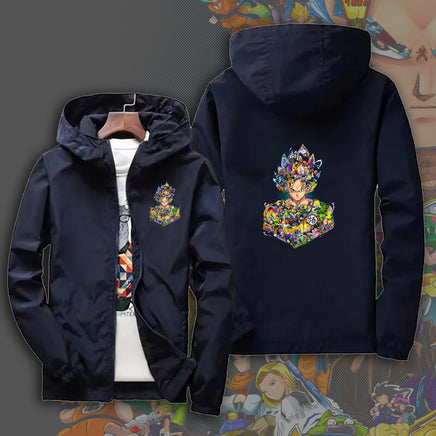 Navy Blue Dragon Ball Z Jacket