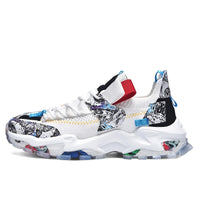 Men's Chunky Sneakers Shoes White 40