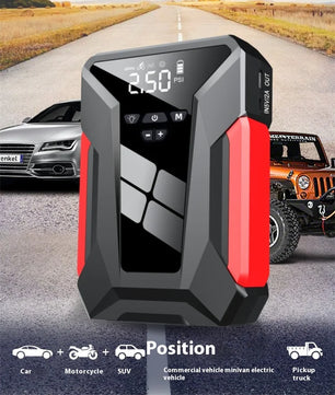 All-in-One 12V Emergency Car Power Bank & Inflatable Starter - Lusy Store LLC 