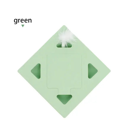 Smart Electric Cat Toy Interactive Fun Green USB
