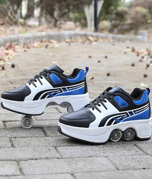Casual Sneakers Walk Roller Skates