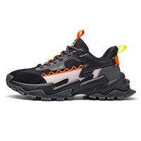 Fashion Male Lace-Up Men Sneakers Black Orange 41