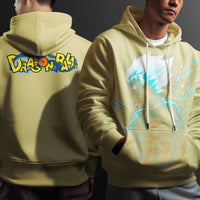 Dragon Ball Z Hoodie Vegeta Goku Coat Unique Personality Many Sizes For Men Boy Kid Clothes DBP-24 Yellow