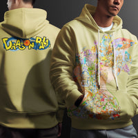 Dragon Ball Z Hoodie Goku Vegeta Coat Unique Personality Many Sizes For Men Boy Kid Clothes DBP-8 Yellow