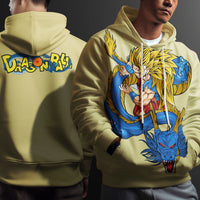 Dragon Ball Z Hoodie Goku Coat Unique Personality Many Sizes For Men Boy Kid Clothes DBP-9 Yellow