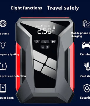 All-in-One 12V Emergency Car Power Bank & Inflatable Starter - Lusy Store LLC 