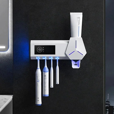 Smart Uv Toothbrush Holder White 25 x 15 x 7 Centimeter
