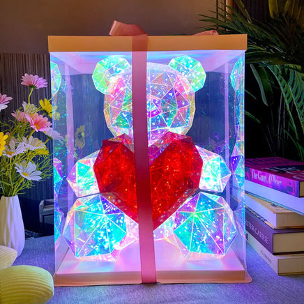 Lusy Store LLC Cute glowing bear creative gift Toys