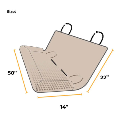 Lusy Store LLC Waterproof Dog Car Seat Cover Pad Pets