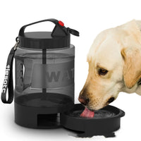 Large Capacity Dog Water Bottle Black