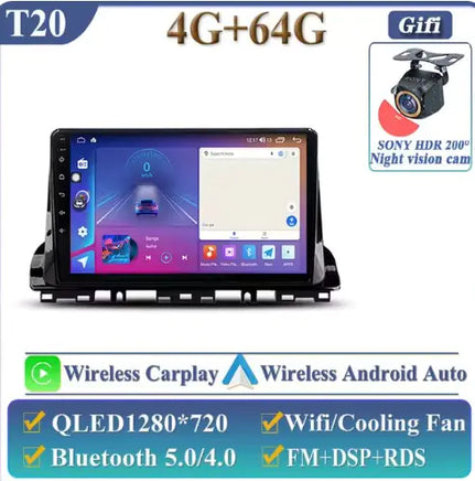 Car Radio Screen 4-64G CAM