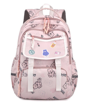 Adorable Printed Schoolbag for Primary School Students - Lusy Store LLC