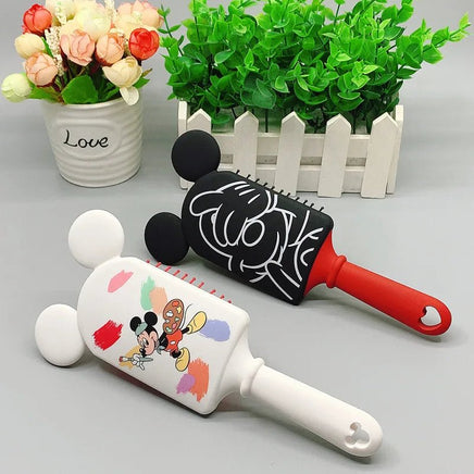 Air Cushion Massage Hairbrush with Stitch, Mickey, and Minnie Cartoon Anime Figures - Lusy Store LLC