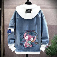 Angel Cartoon Couple Jacket - Men's and Women's Fashion Hoodie Cardigan B