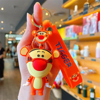 Anime Characters Keychain Set - Mickey Mouse, Minnie, Lilo & Stitch - for Kids, Car Pendant - Lusy Store LLC