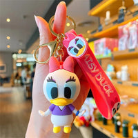 Anime Characters Keychain Set - Mickey Mouse, Minnie, Lilo & Stitch - for Kids, Car Pendant - Lusy Store LLC