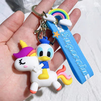 Anime Mickey Keychain Stitch and Minnie, perfect for hanging on bags, keys, or as a couple's gift - Lusy Store LLC