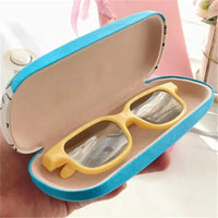 Anime Stitch Glasses Case - Hard Shell Glasses Holder with Soft Velvet Lining - Perfect for Students