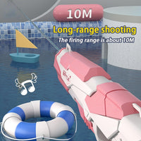 Lusy Store Electric Space Water Gun for Fun Water Fights Water Play Equipment