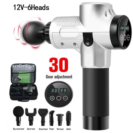 Portable Facial Muscle Massage Gun White No Charging Cable