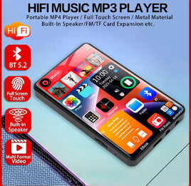 Lusy Store LLC 4-Inch Bluetooth MP3 Player with Built-In Speaker Tech Accessories