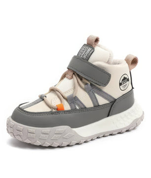 Baby boy shoes - Plush cashmere warm lined casual shoes - Lusy Store LLC