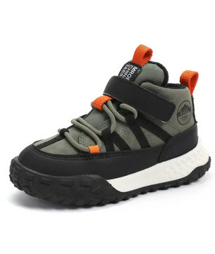 Baby boy shoes - Plush cashmere warm lined casual shoes - Lusy Store LLC