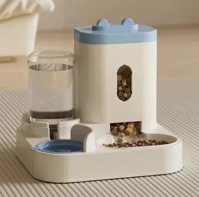 Pet Food Bowl Blue