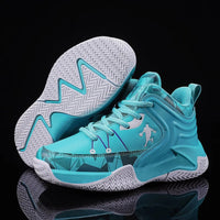 Basketball shoes - High-quality outdoor comfortable sports shoes - Luxury sneakers for kids Blue