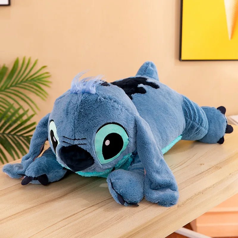 Blue Stitch Plush Long Pillow Toy - Perfect for Girls' Sleepovers and Birthday Gifts - Lusy Store LLC