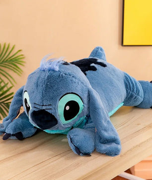 Blue Stitch Plush Long Pillow Toy - Perfect for Girls' Sleepovers and Birthday Gifts - Lusy Store LLC