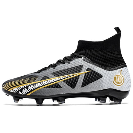 Boys baseball cleats - Boys men child soccer cleats - Unisex soccer boots for children Black