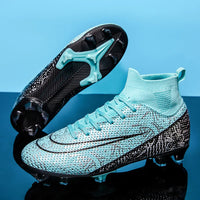 Boys baseball cleats - High quality professional football shoes - Outdoor training sport Green