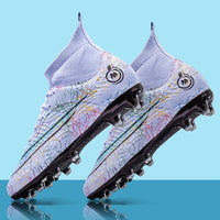 Boys baseball cleats - Professional cleats training sport - Footwear boys anti-slip outdoor Purple