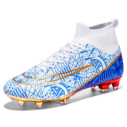 Boys baseball cleats - Professional cleats training sport - Footwear boys football anti-slip outdoor White 3