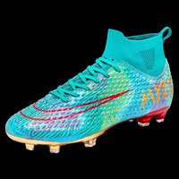 Boys baseball cleats - Professional cleats training sport - Footwear boys football anti-slip outdoor Green