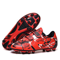 Boys baseball cleats - Professional cleats training sport - Footwear boys outdoor Red