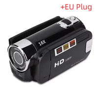 HD Digital Camcorder with 16X Zoom Black