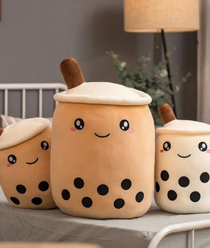 Bubble Tea Cup Plush Toy - Lusy Store LLC