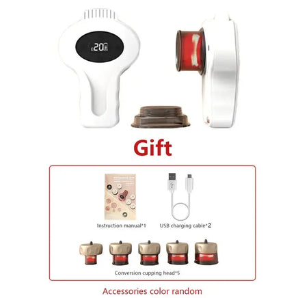 Breathing Electric Cupping Device White