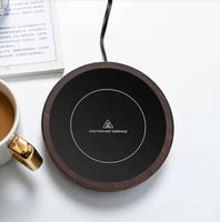Versatile 110V/220V Electric Coffee Mug Warmer - Keep Your Drinks Hot with Our Stylish Heating Pad Coaster! Perfect for Tea, Milk, and More! - Lusy Store LLC 