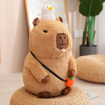 Capybara Plush Toy Simulation Capibara Sit with Bubble 40cm
