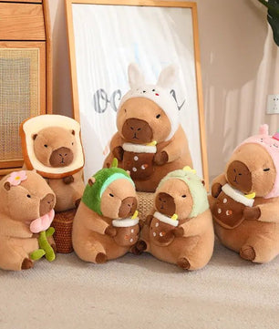 Cartoon Capybara Plush Toys - Lusy Store LLC