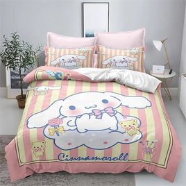 Cinnamoroll Bedding Set Full Queen King Size Children Teens Bedroom Decor Gift - Lusy Store LLC