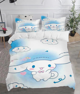 Cinnamoroll Duvet Cover Anime Cartoon Children King Size Bedding Set Queen Twin - Lusy Store LLC