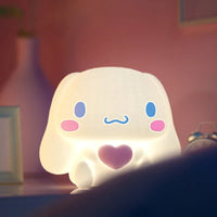 Cinnamoroll Nightlight Bedroom Bed Sleeping Pat Eye Protection Soft Light Table Lamp Cute Kid Christmas Holiday Gift